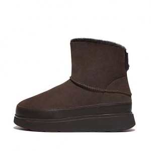 Botas FitFlop GEN-FF Mini Double-Faced Shearling Mujer Negras | FG0598417
